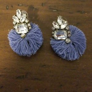 NWOT Baunlebar blue tassel earrings